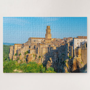 Cityscape of Pitigliano, Toscane, Italië Legpuzzel