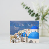 Cityscape of Santorini, Griekenland Briefkaart (Staand voorkant)