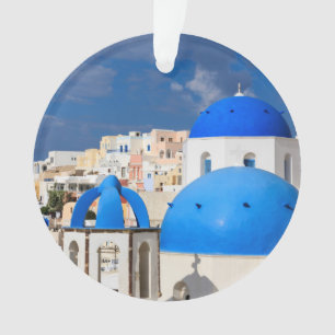 Cityscape of Santorini, Griekenland Ornament