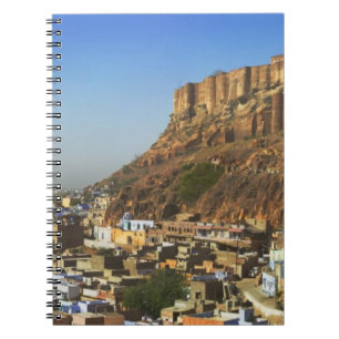 Cityscape of the Blue City with Meherangarh, the Notitieboek