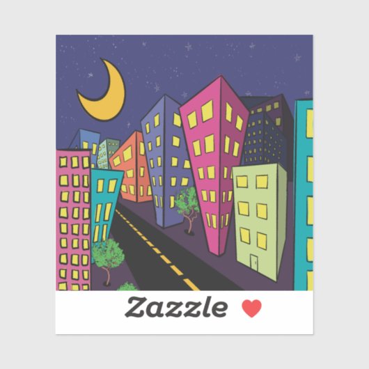 Cityscape Sticker (Vel)