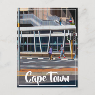 Cityscape Zuid-Afrika in Kaapstad Briefkaart