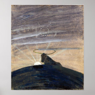 Ciurlionis - Zon gaat door Stier 1906 Poster