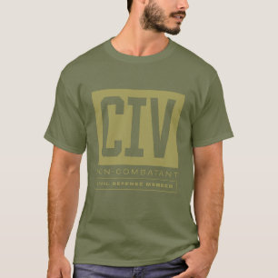 CIV Burgerbescherming Lid Label Gear Sign T-shirt