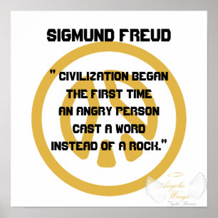 Civialisering! Sigmund Freud-Customize Poster