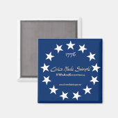 Civic Fabriqué avec un aimant simple (Recto/Verso)
