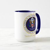 Civic tactique™ Grande Mug de phoque (Devant droit)