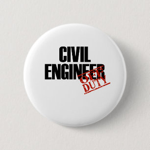 CIVIEL ENGINEER LICHT RONDE BUTTON 5,7 CM