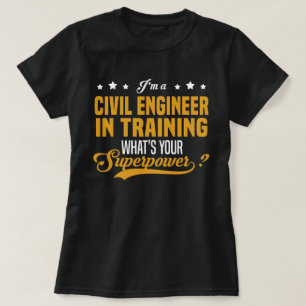 Civiel ingenieur in opleiding t-shirt