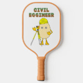 civiel-ingenieur pickleball paddle (Achterkant)