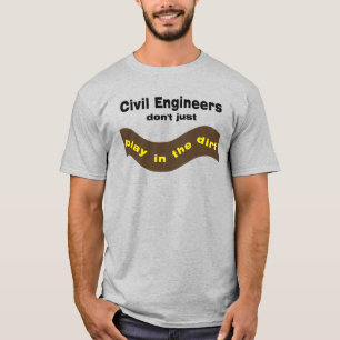 Civiel ingenieurs spelen t-shirt