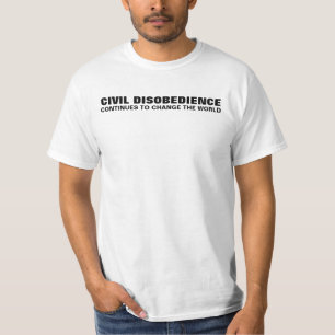 Civiele disgehoorzaamheid t-shirt