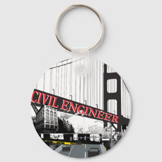 Civiele ingenieur sleutelhanger