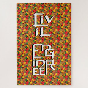 Civiele ingenieur Teken Legpuzzel