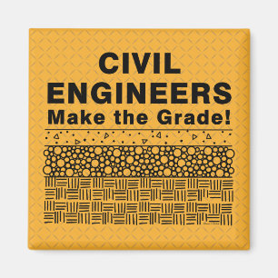 Civiele ingenieurs maken de klasse magneet