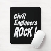 Civiele ingenieurs! Mousepad Muismat (Met muis)