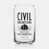 Civiele techniek beter dan onbeschoft personaliser blikvorm glas (Voorkant)
