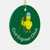 Civiele Techniek Chick Keramisch Ornament (Rechts)