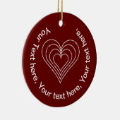 Civiele techniek Hart Keramisch Ornament (Rechts)