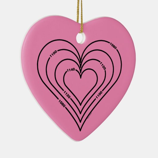 Civiele techniek Hart Keramisch Ornament (Rechts)
