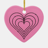 Civiele techniek Hart Keramisch Ornament (Voorkant)