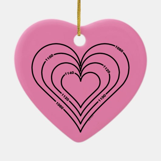 Civiele techniek Hart Keramisch Ornament (Achterkant)