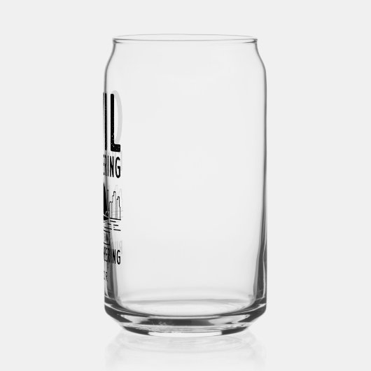 Civiele techniek veel beter dan onbeleefd personal blikvorm glas (Links)