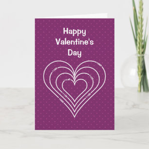 Civiele Valentijnsdag Bedankkaart