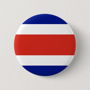 Civiele vlag van Costa Rica Ronde Button 5,7 Cm