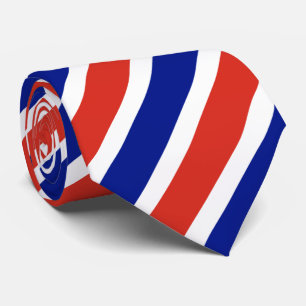 Civiele vlag van Costa Rica Stropdas