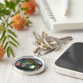 Civil Affairs Psychologische Operaties Commandant Sleutelhanger (Zijkant)