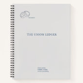 Civil Ceremony Journal Notebook–Registry Wedding (Devant)