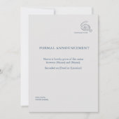 Civil Ceremony | Non-traditional Wedding Statement Kaart (Voorkant)