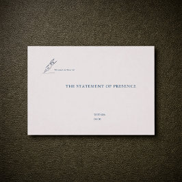 Civil Ceremony Non Traditional Wedding Witness Visitekaartje