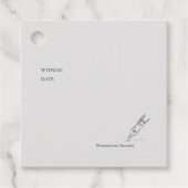 Civil Ceremony Registration  Bedankjes Labels (Voorkant)