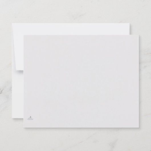 Civil ceremony registry Wedding Notecards  (Achterkant)