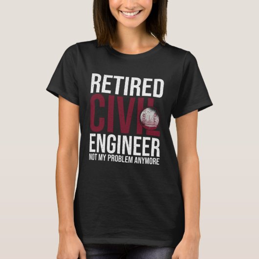 Civil Engineer Bridge Builder Engineering Student T-shirt (Voorkant)