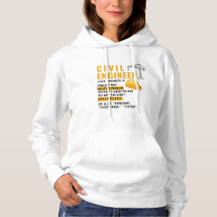 Civil Engineer Definitie Hoodie
