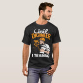 Civil Engineer In Training Board Exam Passer Engin T-shirt (Voorkant volledig)