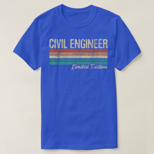 Civil Engineer Ltd EditionBridge Builder Engineeri T-shirt (Design voorkant)