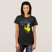 Civil Engineering Chick T-shirt (Voorkant volledig)