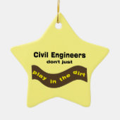 Civil Engineers Play Keramisch Ornament (Voorkant)