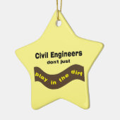 Civil Engineers Play Keramisch Ornament (Links)