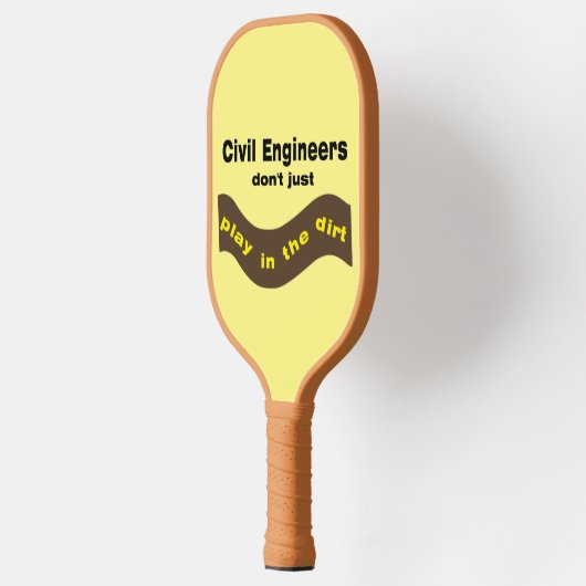 Civil Engineers Play Pickleball Paddle (Links)