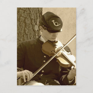 Civil War Fiddle Briefkaart