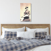 "Civil War Soldier, Frances Clalin Clayton" Canvas Afdruk (Insitu (Slaapkamer))