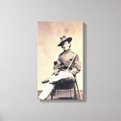 "Civil War Soldier, Frances Clalin Clayton" Canvas Afdruk (Voorkant)