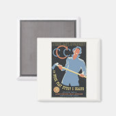 Civilian Conservation Corp: Work Play Studie Gezon Magneet (Voorkant / Achterkant)