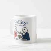 civilité : Parce que pourquoi pas ! Mug (Devant gauche)