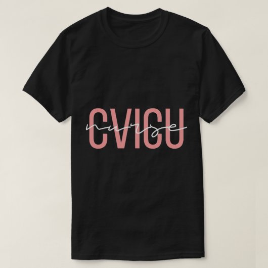 CIVU Verpleegkundige Cardiale Verpleegkundige Gere T-shirt (Design voorkant)